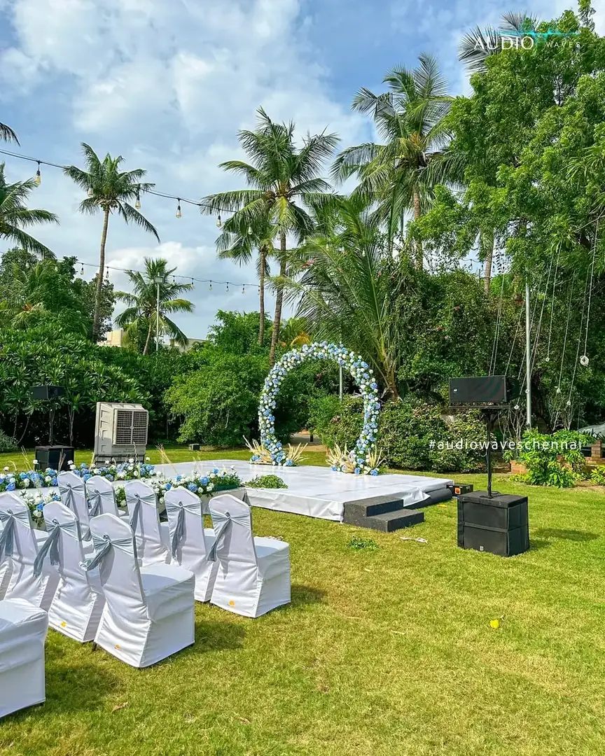 Outdoor Wedding at SPP Gardens, SPP Gardens, Chennai