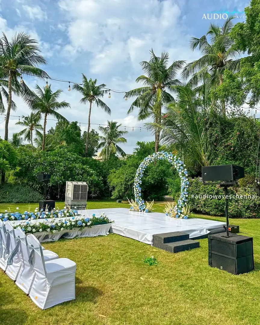 Outdoor Wedding at SPP Gardens, SPP Gardens, Chennai, photo 2 of 3